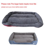 Soft Fleece Waterproof Pet Bed