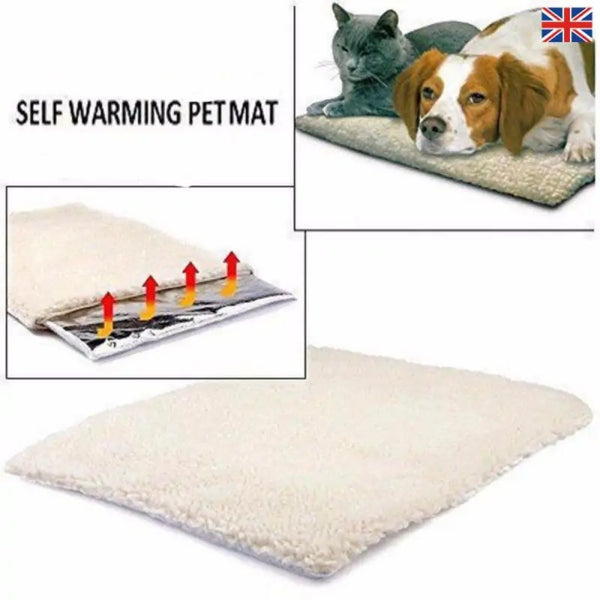 Soft Fleece Self Heating Pet Bed